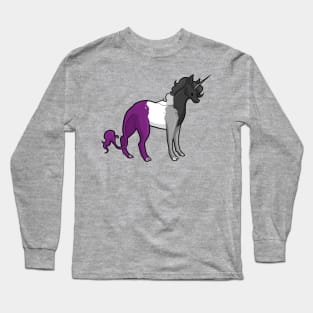 Asexual Pride Unicorn Long Sleeve T-Shirt